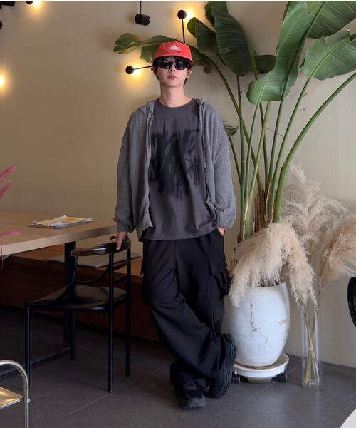 PARTIMENTO（パルティメント）の「VTG Washed Sunlight Ball Cap Red（キャップ・レディース・その他・ONE SIZE）」の2枚目の写真