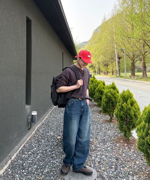 PARTIMENTO（パルティメント）の「VTG Washed Sunlight Ball Cap Red（キャップ・レディース・その他・ONE SIZE）」の6枚目の写真