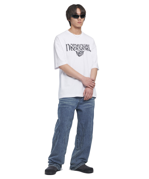NOMANUAL（NOMANUAL）の「P.T T-SHIRT - WHITE（Tシャツ/カットソー・レディース・その他・SMALL/MEDIUM/LARGE/X-LARGE）」の3枚目の写真