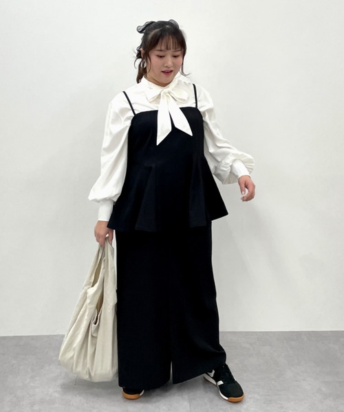 CHIC STYLE(シックスタイル)の「【セットアップ対応】タイトマキシスカート<大きいサイズ有>シックスタイル(スカート・レディース・モカ/ブラック・M/L/LL/3L/4L/5L)」の7枚目の写真