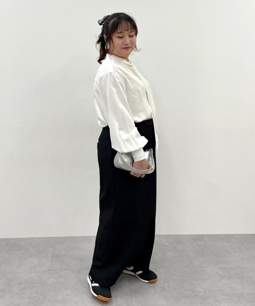 CHIC STYLE(シックスタイル)の「【セットアップ対応】タイトマキシスカート<大きいサイズ有>シックスタイル(スカート・レディース・モカ/ブラック・M/L/LL/3L/4L/5L)」の20枚目の写真