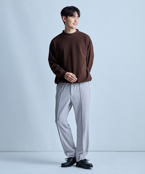 UNION STATION（ユニオンステーション）の「起毛ポンチスエット（スウェット・メンズ・アイボリー/ベージュ/ブラウン/ブラック・LL/L/M）」の20枚目の写真