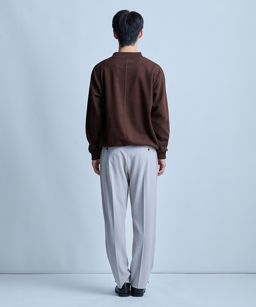 UNION STATION（ユニオンステーション）の「起毛ポンチスエット（スウェット・メンズ・アイボリー/ベージュ/ブラウン/ブラック・LL/L/M）」の22枚目の写真