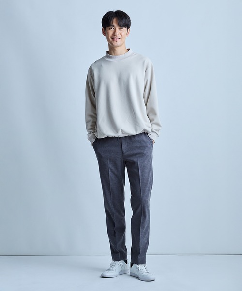 UNION STATION（ユニオンステーション）の「起毛ポンチスエット（スウェット・メンズ・アイボリー/ベージュ/ブラウン/ブラック・LL/L/M）」の7枚目の写真