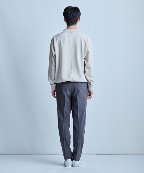 UNION STATION（ユニオンステーション）の「起毛ポンチスエット（スウェット・メンズ・アイボリー/ベージュ/ブラウン/ブラック・LL/L/M）」の10枚目の写真