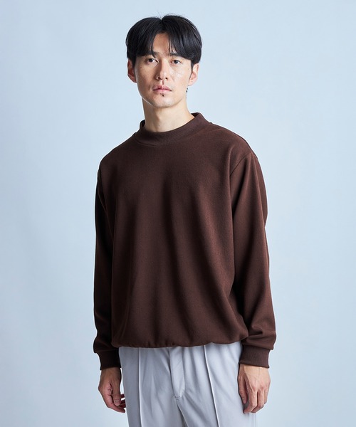 UNION STATION（ユニオンステーション）の「起毛ポンチスエット（スウェット・メンズ・アイボリー/ベージュ/ブラウン/ブラック・LL/L/M）」の18枚目の写真