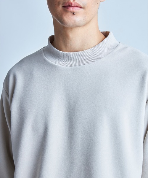 UNION STATION（ユニオンステーション）の「起毛ポンチスエット（スウェット・メンズ・アイボリー/ベージュ/ブラウン/ブラック・LL/L/M）」の6枚目の写真