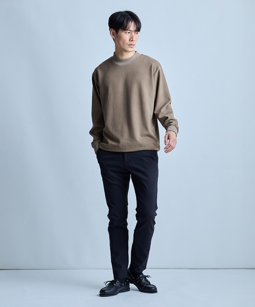 UNION STATION（ユニオンステーション）の「起毛ポンチスエット（スウェット・メンズ・アイボリー/ベージュ/ブラウン/ブラック・LL/L/M）」の15枚目の写真