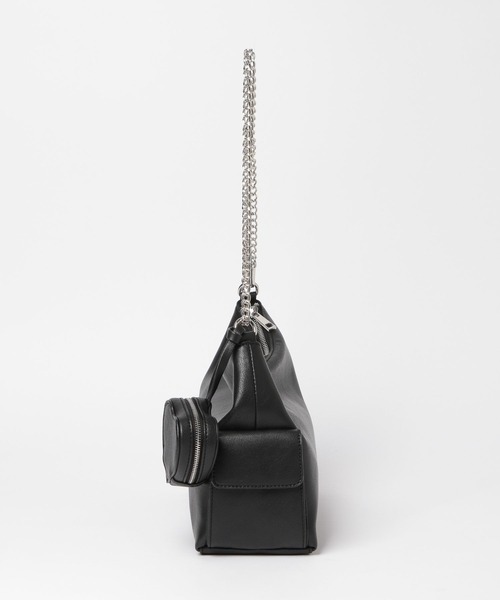 Heather（ヘザー）の「チャーム付きWポケットBAG　613979（ショルダーバッグ・レディース・アイボリー/ブラック/ベージュ/ピンク・ONE SIZE）」の17枚目の写真