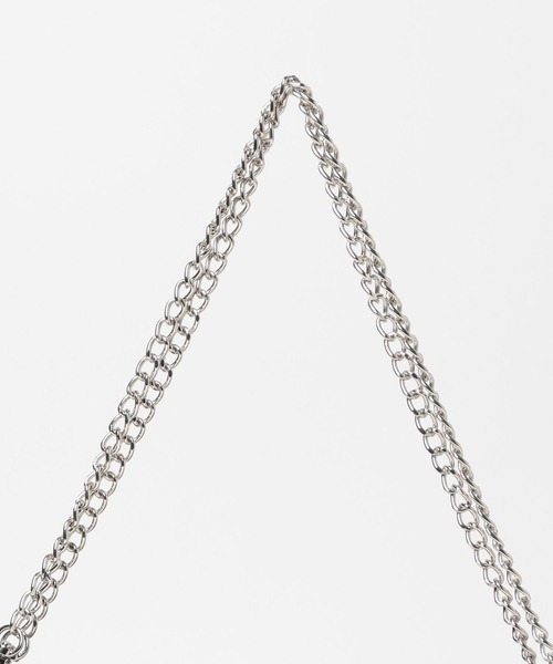 Heather（ヘザー）の「チャーム付きWポケットBAG　613979（ショルダーバッグ・レディース・アイボリー/ブラック/ベージュ/ピンク・ONE SIZE）」の20枚目の写真