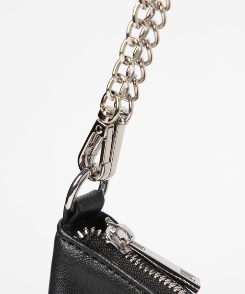 Heather（ヘザー）の「チャーム付きWポケットBAG　613979（ショルダーバッグ・レディース・アイボリー/ブラック/ベージュ/ピンク・ONE SIZE）」の21枚目の写真