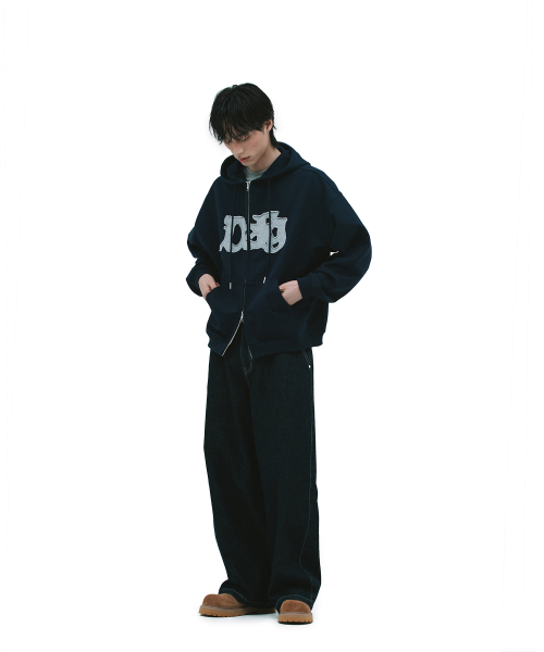 DEFGARMENTS（デフグラメンツ）の「INDIGO BUCKLE PANTS [INDIGO]（デニムパンツ・レディース・その他・X-SMALL/SMALL/MEDIUM/LARGE）」の5枚目の写真