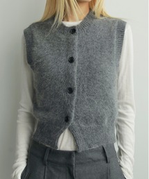 anuke(Ak[N)Crewneck Botton Vest(xXg)