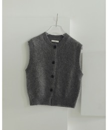 本日限定値下⭐︎anuke　Crewneck Botton Vest グレー anuke（アンヌーク）の「Crewneck Botton Vest（ベスト）」 - WEAR