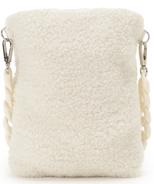 Guess(ゲス)の「DESIREE Fur Bag ショルダーバッグ (ショルダーバッグ・レディース・ホワイト系その他・ONE SIZE)」の2枚目の写真