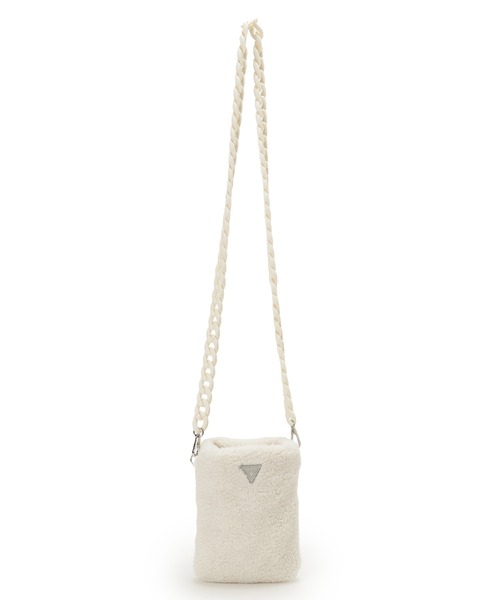 Guess(ゲス)の「DESIREE Fur Bag ショルダーバッグ (ショルダーバッグ・レディース・ホワイト系その他・ONE SIZE)」の4枚目の写真