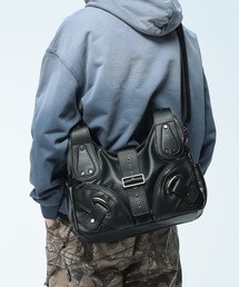 WOODENDOLL（ウッディンドール）の「WOODENDOLL (ウッディンドール) 3WAY エンボス加工 ショルダーバッグ（ショルダーバッグ）」