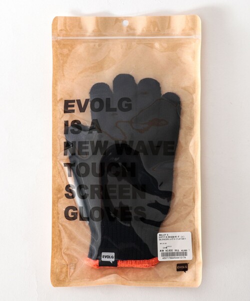 EVOLG（エヴォログ）の「【EVOLG/エヴォログ】SILENCER ニットグローブ LET2811（手袋・メンズ・チャコールグレー/ネイビー/ライトグレー・FREE）」の10枚目の写真