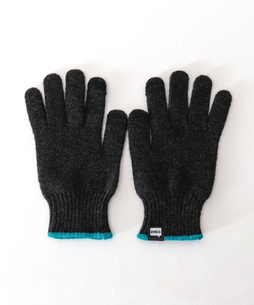 EVOLG（エヴォログ）の「【EVOLG/エヴォログ】SILENCER ニットグローブ LET2811（手袋・メンズ・チャコールグレー/ネイビー/ライトグレー・FREE）」の13枚目の写真