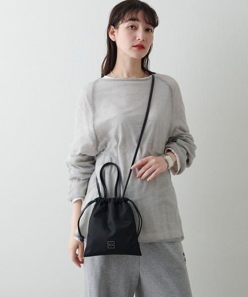 IACUCCI(イアクッチ)の「アーゴ 2WAYTOTE NYLON/CERVO(ショルダーバッグ・レディース・ブラック・FREE)」の4枚目の写真