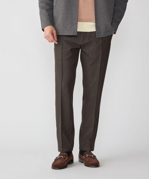 SHIPS(シップス)の「SHIPS: スリム ストレッチ ピンタック スラックス(スラックス・メンズ・ダークグレー/ネイビー/ブラウン・SMALL/MEDIUM/LARGE/X-LARGE)」の1枚目の写真
