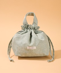 Leaflets（リーフレッツ）の「【 Leaflets / リーフレッツ 】 LINDEN 保冷ランチ巾着袋 LNC-322_324 ECI（お弁当箱）」