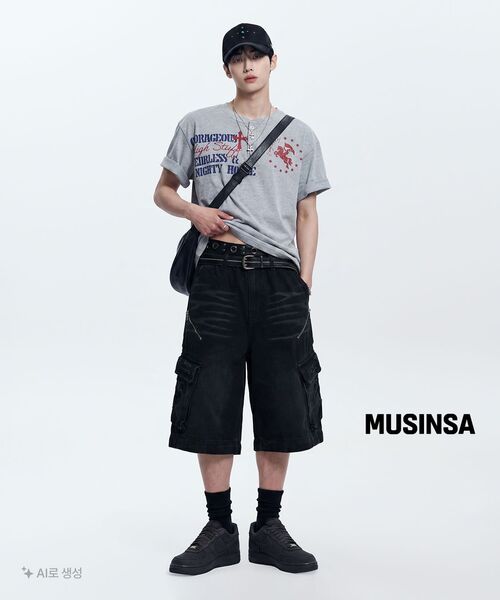 KICHUL(キチョル)の「ALL-DAY MIDDLE CROSS BAG (BLACK)(メッセンジャーバッグ・レディース・その他・FREE)」の20枚目の写真