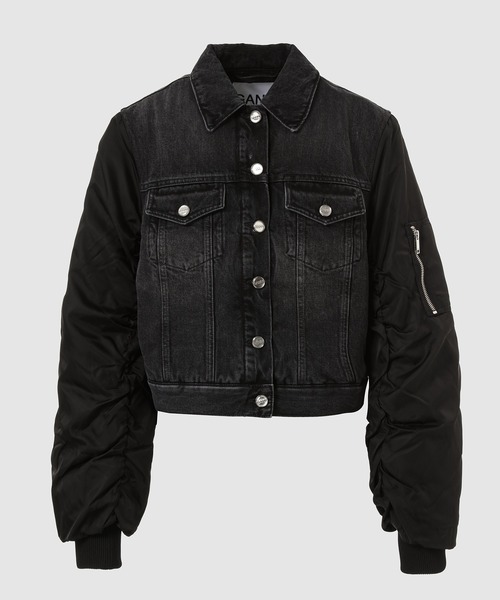 GANNI（ガニー）の「GANNI×LEVIS / オフショルダーデニムジャケット