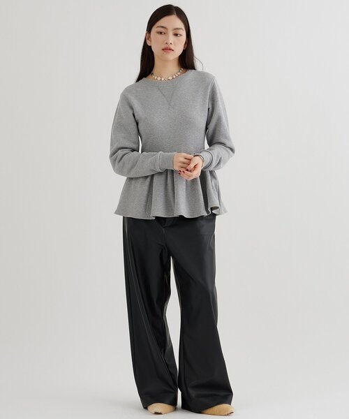 セール】裏毛フリルプルオーバー（スウェット）｜Whim Gazette（ウィム