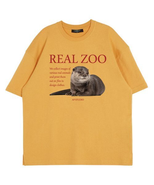 ASTRAL PROJECTION(アストラルプロジェクション)の「リアルジュ オッター ラウンドネック 15番手 コットン 半袖Tシャツ_チェダー(Tシャツ/カットソー・メンズ・その他・LARGE/X-LARGE)」の2枚目の写真
