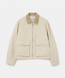 washed cotton short jacket(womens) beige