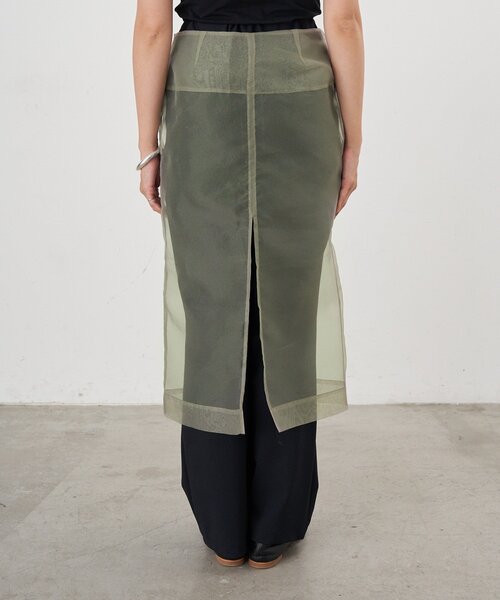 SHENERY（シーナリー）の「4WAYダブルレイヤードスカート（スカート・レディース・グレー/ベージュ・38/36）」の3枚目の写真