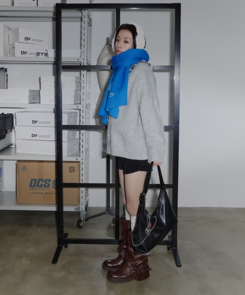 DTYYPE(ドタイプ)の「アイレットショルダーバッグ(ショルダーバッグ・レディース・ブラウン/ブラック/レッド・FREE)」の17枚目の写真