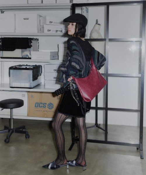 DTYYPE(ドタイプ)の「アイレットショルダーバッグ(ショルダーバッグ・レディース・ブラウン/ブラック/レッド・FREE)」の15枚目の写真