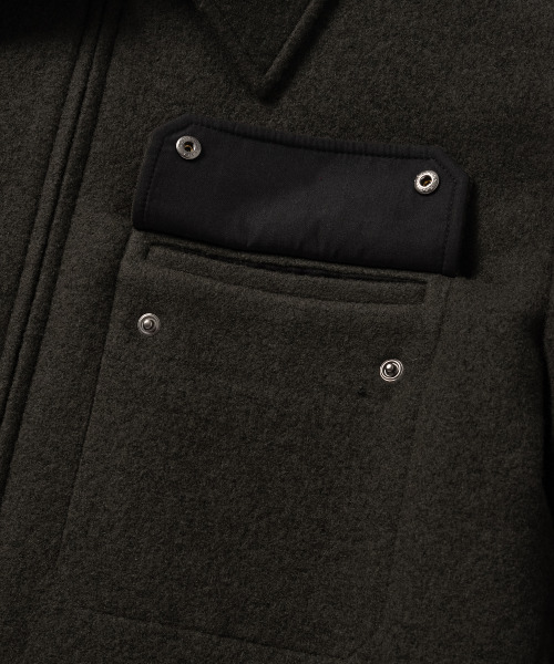 NONBLANK(ノンブランク)の「ヘアリーウールブレンドジャケット_GREY(その他アウター・メンズ・チャコール・X-LARGE/MEDIUM/LARGE)」の6枚目の写真