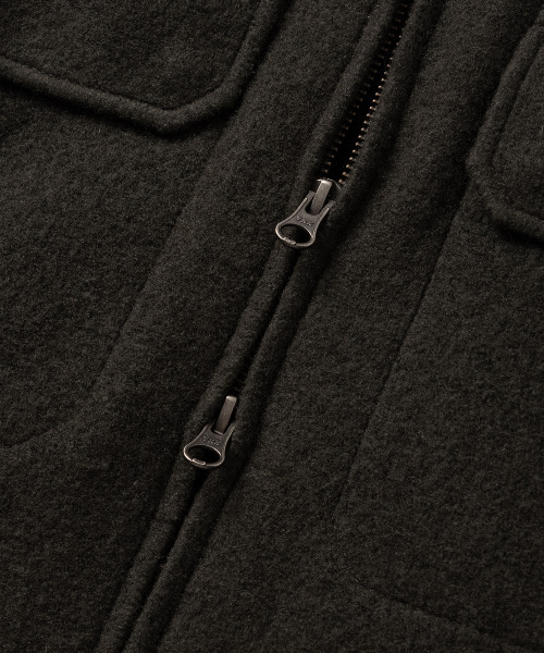 NONBLANK(ノンブランク)の「ヘアリーウールブレンドジャケット_GREY(その他アウター・メンズ・チャコール・X-LARGE/MEDIUM/LARGE)」の7枚目の写真