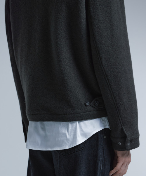 NONBLANK(ノンブランク)の「ヘアリーウールブレンドジャケット_GREY(その他アウター・メンズ・チャコール・X-LARGE/MEDIUM/LARGE)」の20枚目の写真