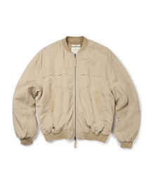ETCE（イーティーシーイー）の「WASHED BOMBER JACKET (BEIGE)（MA-1）」