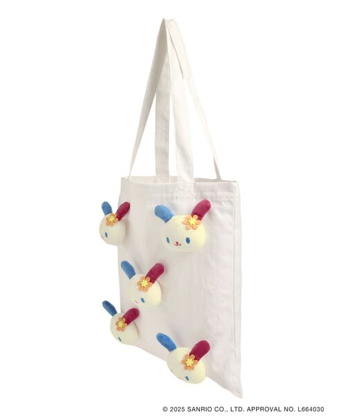 merry jenny（メリージェニー）の「もこもこウサハナトート（トートバッグ・レディース・クリーム・FREE）」の9枚目の写真