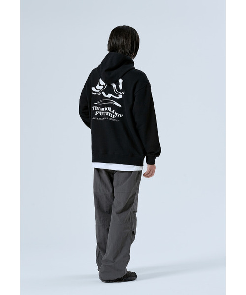 GAINSBORO（ゲインズボロ）の「テックフードパーカー_ブラック（パーカー・レディース・その他・LARGE/MEDIUM/SMALL/X-LARGE）」の4枚目の写真