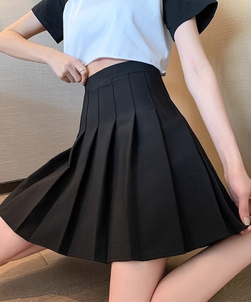 Flugge(フラッジー)の「プリーツミニスカート(スカート・レディース・グレー/ブラック/ブラウン・LARGE/MEDIUM)」の6枚目の写真