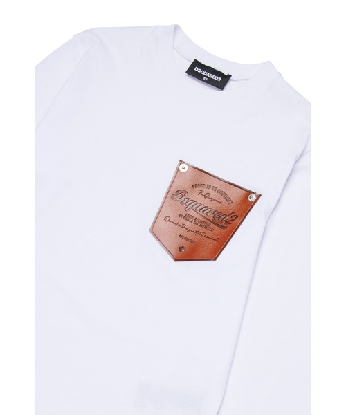 DSQUARED2(ディースクエアード)の「キッズ 長袖Tシャツ DSQUARED KID(Tシャツ/カットソー・キッズ・ホワイト・10Y/14Y/12Y/6Y/16Y/8Y)」の3枚目の写真