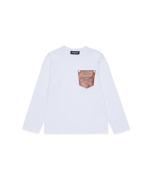DSQUARED2(ディースクエアード)の「キッズ 長袖Tシャツ DSQUARED KID(Tシャツ/カットソー・キッズ・ホワイト・10Y/14Y/12Y/6Y/16Y/8Y)」の5枚目の写真