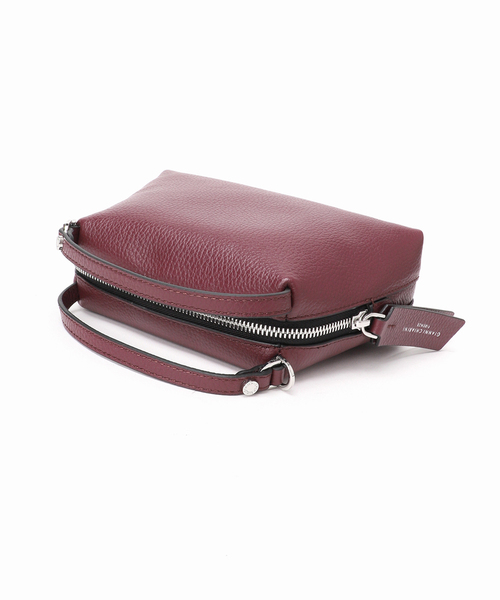 Spick & Span（スピックアンドスパン）の「GIANNI CHIARINI / ジャンニ キアリーニ ALIFA（ショルダーバッグ・レディース・ボルドー/チャコールグレー・FREE）」の3枚目の写真