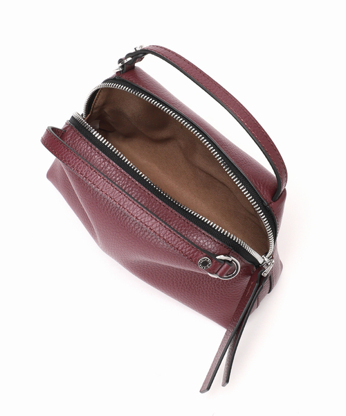 Spick & Span（スピックアンドスパン）の「GIANNI CHIARINI / ジャンニ キアリーニ ALIFA（ショルダーバッグ・レディース・ボルドー/チャコールグレー・FREE）」の4枚目の写真