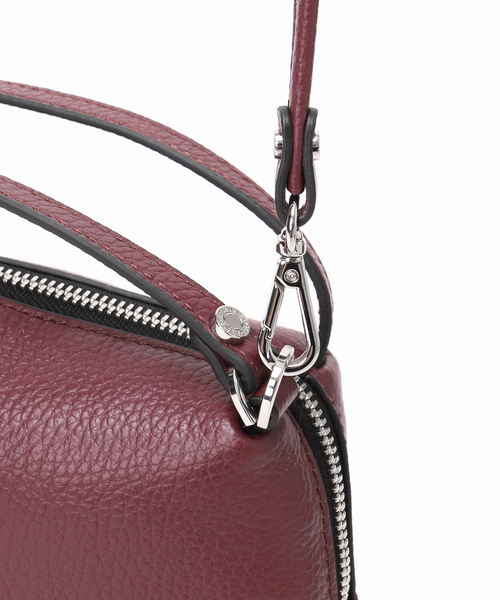 Spick & Span（スピックアンドスパン）の「GIANNI CHIARINI / ジャンニ キアリーニ ALIFA（ショルダーバッグ・レディース・ボルドー/チャコールグレー・FREE）」の7枚目の写真