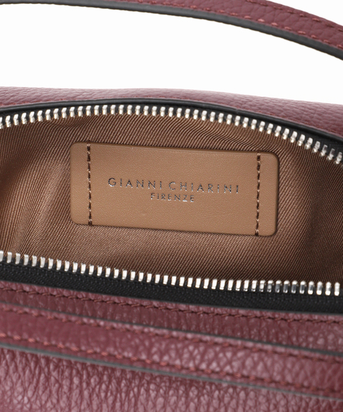 Spick & Span（スピックアンドスパン）の「GIANNI CHIARINI / ジャンニ キアリーニ ALIFA（ショルダーバッグ・レディース・ボルドー/チャコールグレー・FREE）」の10枚目の写真