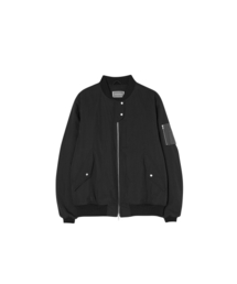 WORTHWHILE MOVEMENT（ワースワイルムーブメント）の「フライトボンバージャケット（ブラック）（MA-1）」