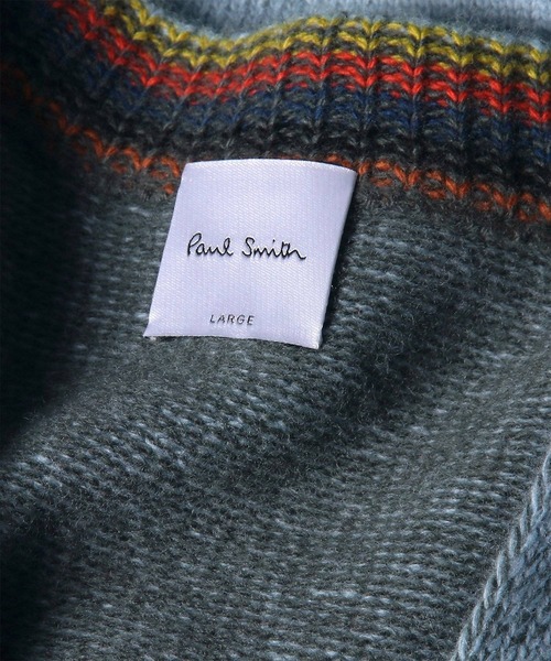 Paul Smith（ポールスミス）の「コントラストディテール カーディガン / 163404 771Z（カーディガン/ボレロ・メンズ・チャコールグレー/ブラック/ライトブルー・MEDIUM/X-LARGE/LARGE）」の7枚目の写真