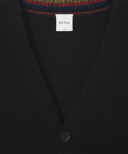 Paul Smith（ポールスミス）の「コントラストディテール カーディガン / 163404 771Z（カーディガン/ボレロ・メンズ・チャコールグレー/ブラック/ライトブルー・MEDIUM/X-LARGE/LARGE）」の11枚目の写真